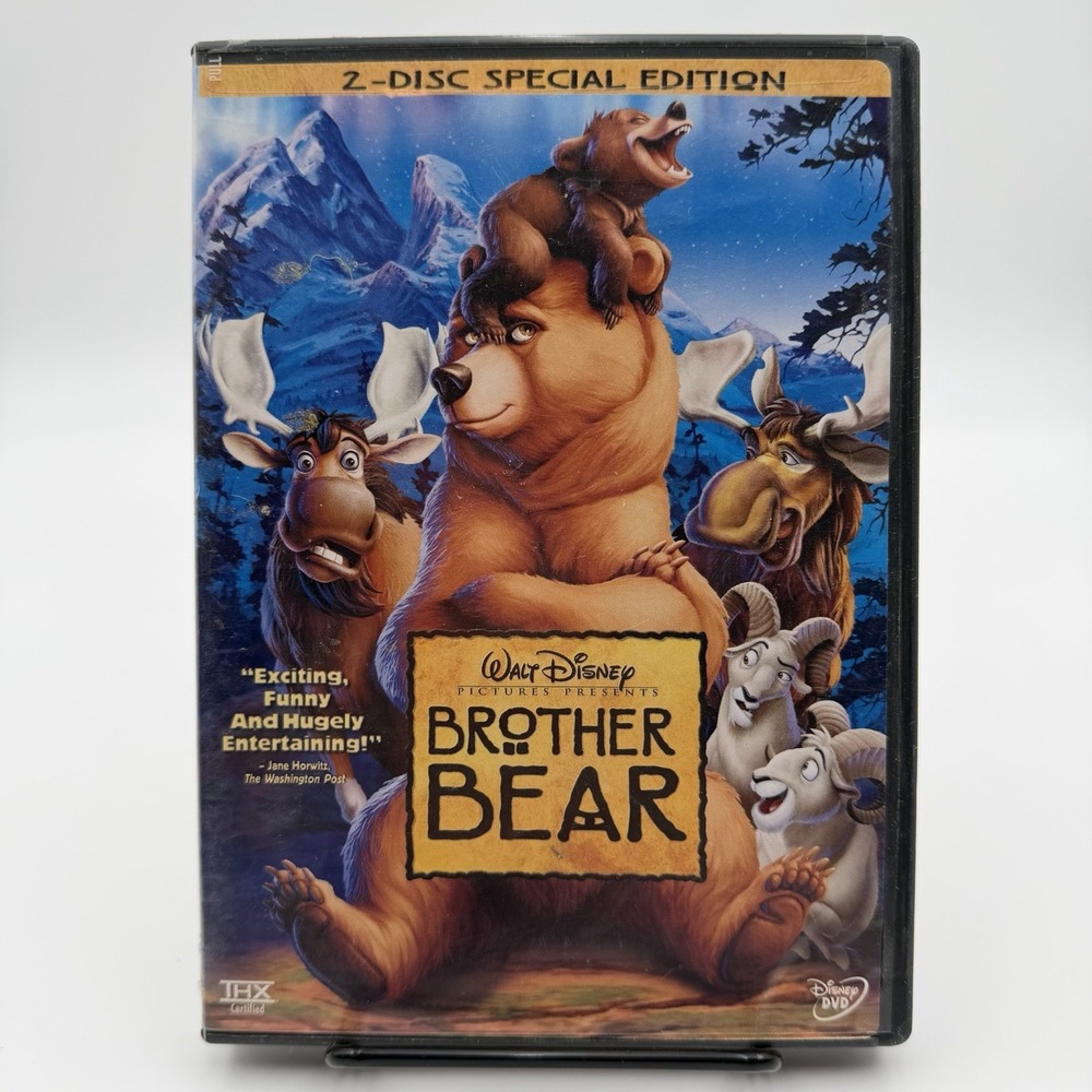 Disney Brother Bear DVD 2-Disc Special Edition 2004 Animated Movie Good